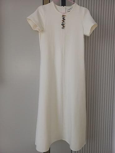 платье на запах: Повседневное платье, Италия, Лето, Длинная модель, Хлопок, Трапеция, S, M, L — 3