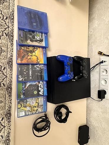 xbox 360 kinect: Игровая консоль PlayStation 4 pro(черная) с комплектом аксессуаров и — 1