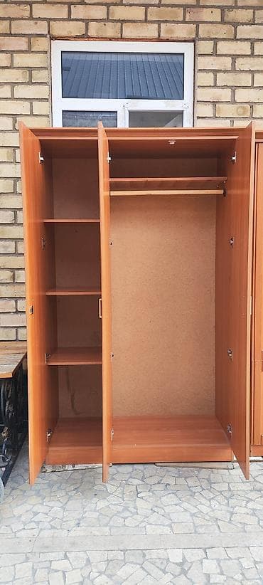 Шкафтар: Дубал шкаф, Дубал шкаф түрү: Модулдуу, Жатакана үчүн — 3