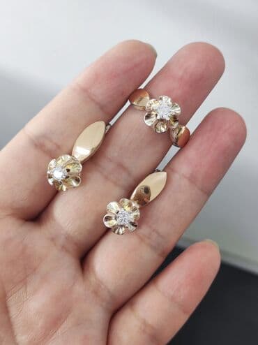 свадебные платья от производителя: Серебро 925 с напылением золото Серебряный Комплект под Бриллианты — 1