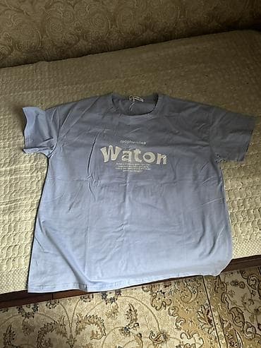 nike tech flece: Футболка Waton, лавандово‑голубой цвет. - Унисекс, свободный крой. - — 1