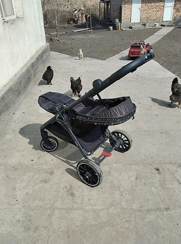 4 5мм: Детская коляска 2 в 1 (люлька + прогулочный блок) - Модульная — 3