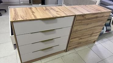 рейка 5 4: Комод для одежды, Без зеркала, ЛДСП, цвет - Серый — 4