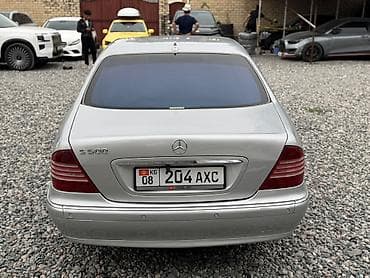 капот ешка: Mercedes-Benz S-Class: 2000 г., 5 л, Автомат, Бензин, Седан — 4
