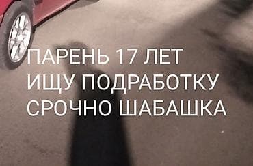 Ищу подработку срочноБишкек,парень 17 лет,готов работать