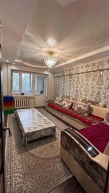 5: 3 комнаты, 66 м², Ошский рынок / базар 4 этаж, Евроремонт — 6