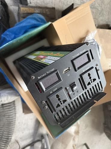 тумблеры: Инвертор DC–AC 12В → 220В, 6000W Описание: - Мощный инвертор/ИБП для — 2