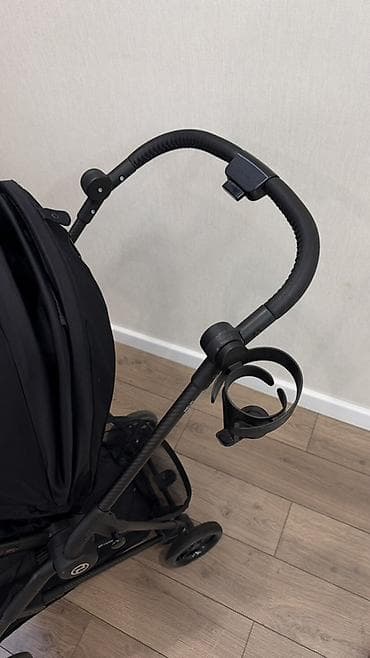 коляск: Коляска, Cybex, цвет - Черный, Б/у — 4