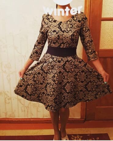 коктейльное платье большого размера: Вечернее платье, Коктейльное, Средняя модель, С рукавами, S — 4