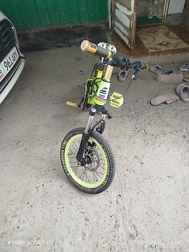 tech deck: Детский/подростковый велосипед TSHUAI - Диаметр колёс: 16" - Рама — 2