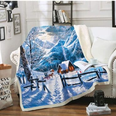 кышкы кийимдер: Плед, Япония, Новый, Зима, Двусторонний — 15