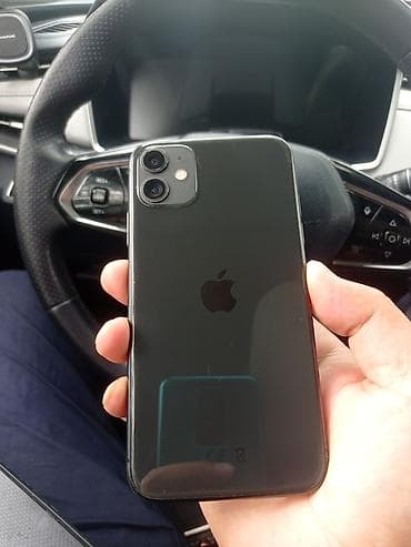 iphone 11mini: IPhone 11, Б/у, 64 ГБ, Черный, Зарядное устройство, Защитное стекло, Чехол, 100 % — 2