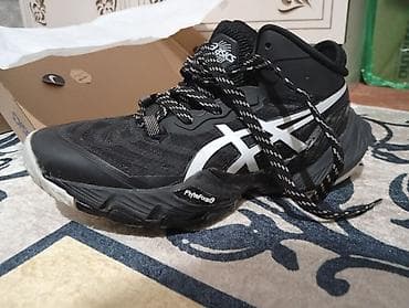 фирменный: Мужские кроссовки, 40, Asics, Б/у, цвет - Черный, Самовывоз — 3