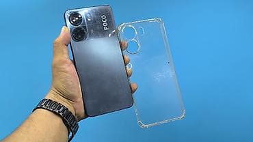 Poco C65, Б/у, 128 ГБ, цвет - Голубой, 2 SIM