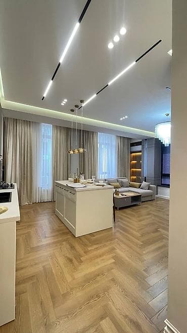 квартира с мебелью: 3 комнаты, 80 м², 8 этаж — 3