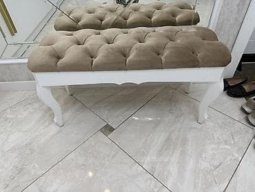 полки: Банкетка, Без полок, цвет - Белый — 2