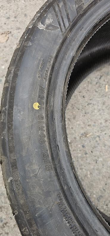 7a fe: Шины 275 / 40 / R 19, Лето, Б/у, Пара, Легковые, Япония, Yokohama — 3