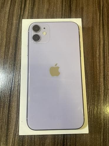 IPhone 11, Б/у, 128 ГБ, Защитное стекло, Чехол, Кабель