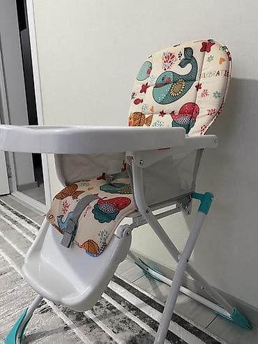 промо стол: Стульчик для кормления, Новый, Другой бренд, Металл, Другой вид, цвет - Белый, Бесплатная доставка — 6