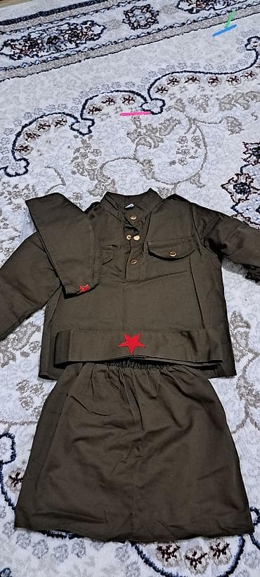 одежда охраны: Детские нарядные костюмы (2 комплекта) 1) Праздничное розовое платье — 4