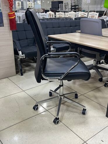 стул офисный цена бишкек: Офисное кресло PREMIUM Материал из качественного эко кожи — 5