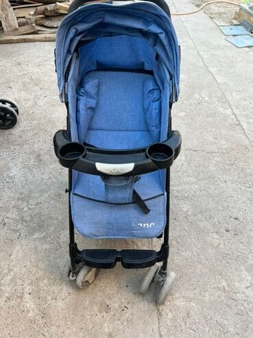 подставка для второго ребенка на коляску: Коляска, цвет - Голубой, Б/у — 5