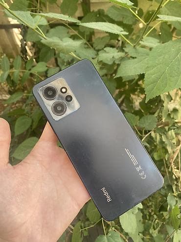 Redmi, Redmi Note 12, Б/у, 128 ГБ, цвет - Черный, 2 SIM