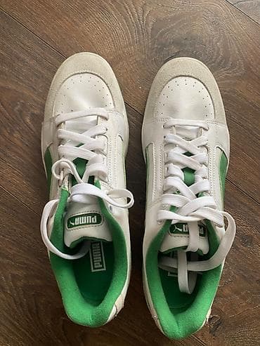 Личные вещи: Мужские кроссовки, 45, Puma, Б/у, цвет - Белый, Платная доставка, Самовывоз — 1