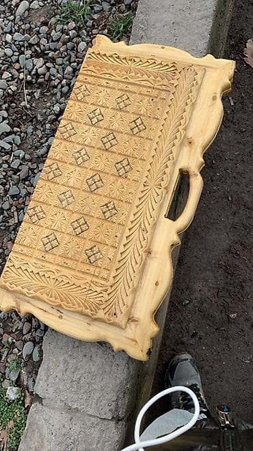 Шлемы: Резные деревянные шашки/нарды 2-в-1 - Комбинированный игровой набор — 2