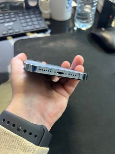 iphone 13 купить бишкек: IPhone 13 Pro Max, Жаңы, 128 ГБ, Sierra Blue, Заряддоочу түзүлүш, Кабель, Куту, 87 % — 3