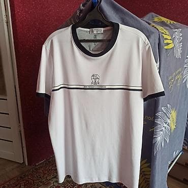 brunello: Футболка Brunello Cucinelli, В отличном состоянии,Made in Italy - — 1