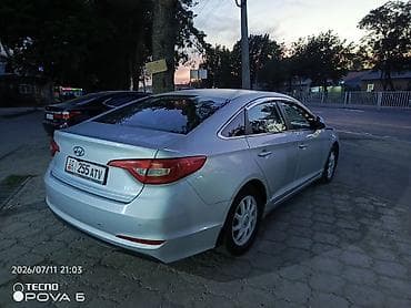 Транспорт: Hyundai Sonata: 2016 г., 2 л, Автомат, Газ, Седан — 1