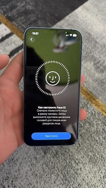 redmi note 8: IPhone 13, Б/у, 128 ГБ, Синий, Чехол, 89 % — 6