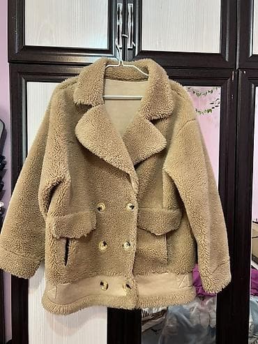 tech fleese: Шуба, Короткая модель, M — 1