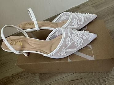 Туфли, 36, Zara, Новый, цвет - Белый, Самовывоз at lalafo.kg Туфли, 36, Zara, Новый, цвет - Белый, Самовывоз