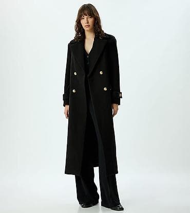 Пальто: Пальто, Шинель, Осень-весна, Длинная модель, Двубортная модель, 2XL — 1