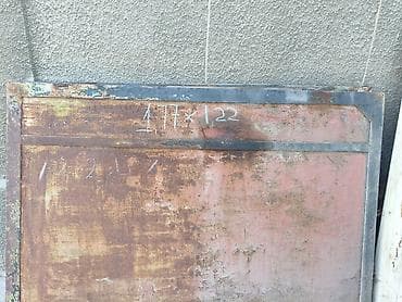 study lamp: Две створки от ворот без рамы - Материал: сталь, сварная конструкция — 2