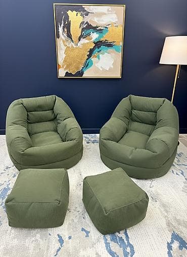 пуфы кресла: Бинбэг, Новый, Самовывоз, Платная доставка, цвет - Желтый — 7