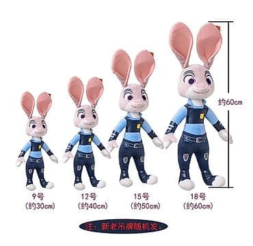 форма полицейского: Мягкая игрушка «Кролик-полицейский» (анимационный персонаж) Зверополис — 2