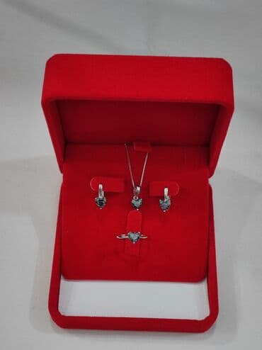 набор пандора: Серебряный Набор+ Цепочка Сердочка Дизайн под Пандора Размеры — 5