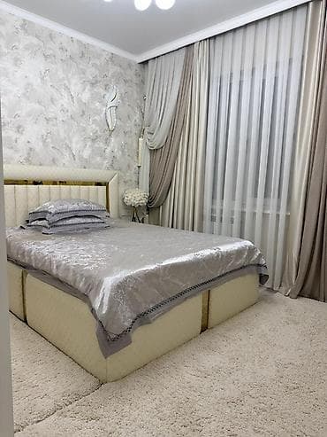 мебель для кафе ош: Спальный гарнитур, Двуспальная кровать, цвет - Бежевый — 2