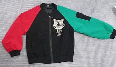 Жеке буюмдар: Стильный,куртка-бомбер с принтом тигра . 6-7 лет. весна-осень,летом на — 1