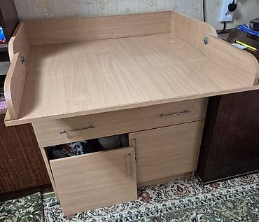 study table: Пеленальный стол, Б/у, ЛДСП — 1