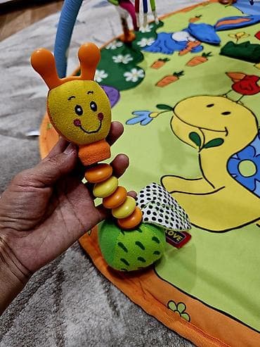 Батуты: Развивающий коврик с дугами и подвесными игрушками для малышей - — 5