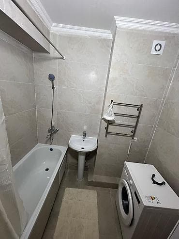 суюнбаев: 2 комнаты, 57 м², Элитка, 1000 мелочей (Карпинка) Элитка, 4 этаж, Евроремонт — 6