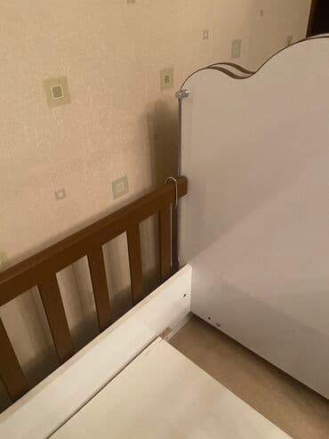 детскую кровать из дерева: Детская односпальная кровать, Б/у, Для девочки, Для мальчика, С бортиком, Дерево, Самовывоз — 5