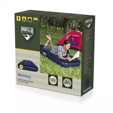 надувной матрас односпальный с насосом: Одноместный надувной матрас серии Flocked Air Bed изготовлен по — 3