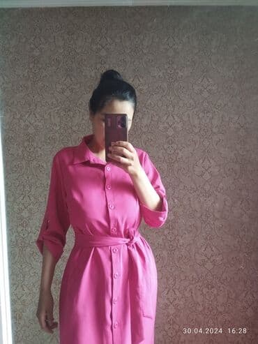 гель для сужения розовая женщина отзывы: Повседневное платье, Осень-весна, Длинная модель, Платье-рубашка, 3XL — 2