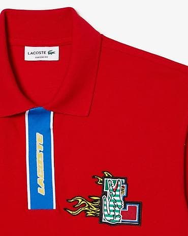 Көйнөктөр: Эркектердин көйнөгү, Стандарт, Lacoste, Жаңы, түсү - Кызыл, Өзү алып кетүү — 2