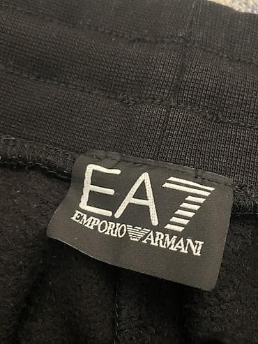 active 2: Мужские спортивные брюки EA7 Emporio Armani - Цвет: черный - Дизайн — 4